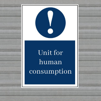 Unfit Consumption Sticker