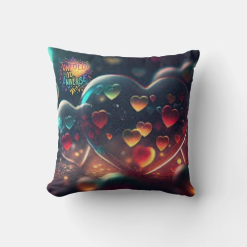 Unfold Your Universe Throw Pillow