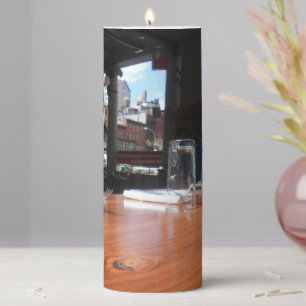 Unfolding Drama Pillar Candle