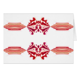 Unforgetable Red White Magenta Gold Flourish NT Cards