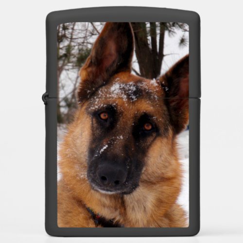 Unforgettable German Shepherd Zippo Lighter