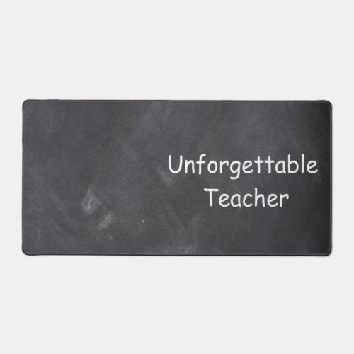 Unforgettable Teacher Chalkboard Class Decoration Desk Mat