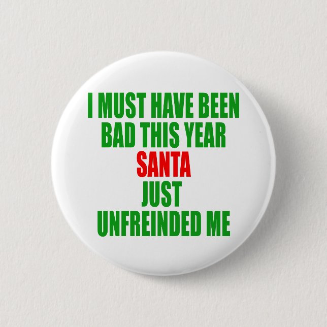 Unfreinded Pinback Button (Front)