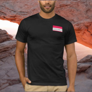 Unfriendly Name Tag Shirt – Subtle Sass Tee