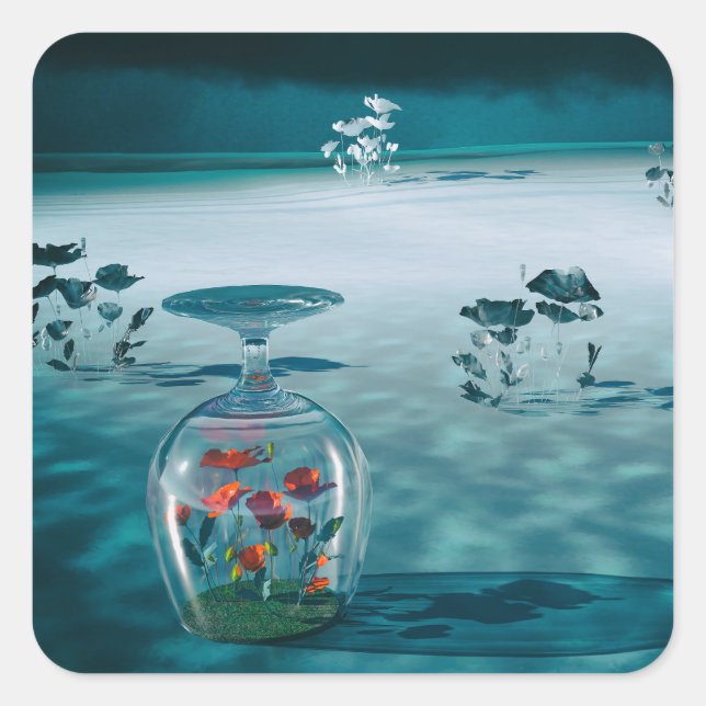 Unfrozen – Fragile Life Preserved Square Sticker (Front)