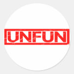 Unfun Stamp Classic Round Sticker