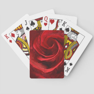 Unfurling Beauty Playing Cards, Standard Index fac Poker Cards