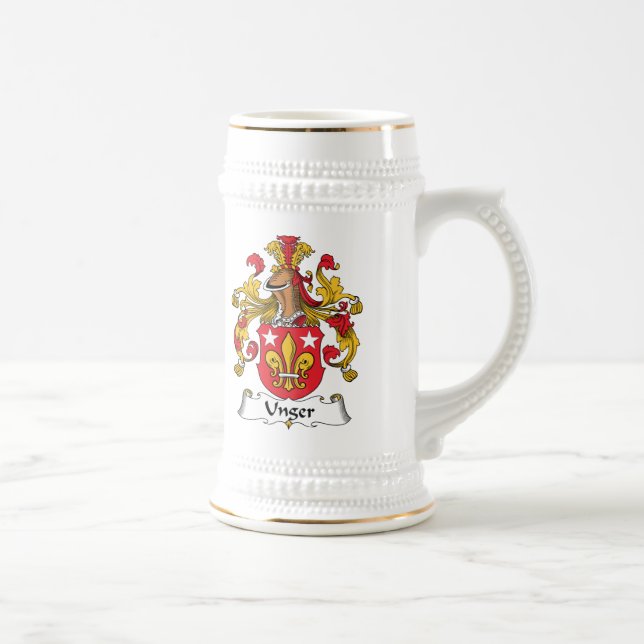 Unger Family Crest Beer Stein (Right)