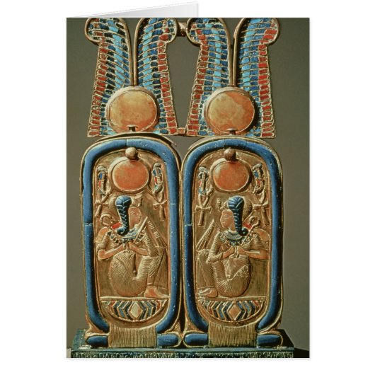 Unguent box in form of a double royal cards (Front)