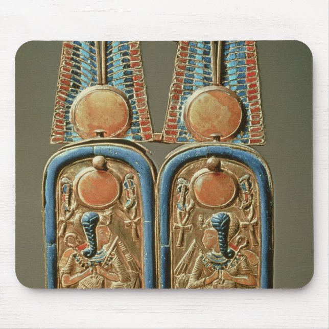 Unguent box in form of a double royal mouse pad (Front)