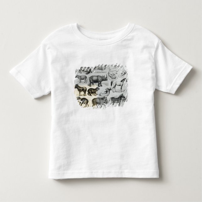 Ungulata or Hoofed Animals Toddler T-shirt (Front)
