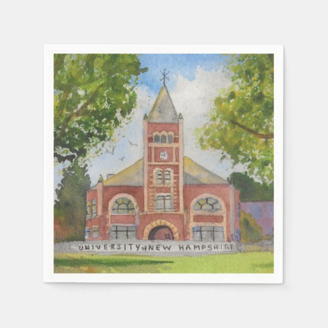 UNH T Hall - Thompson Hall  Napkins (Front)