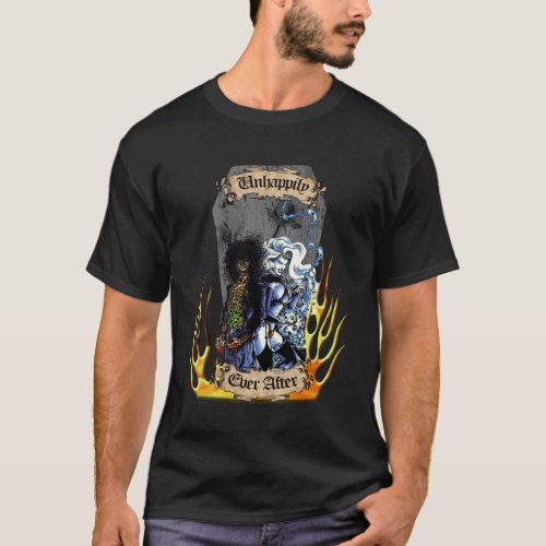 Unhappily Ever After  Lady Death  Evil Ernie  T_Shirt