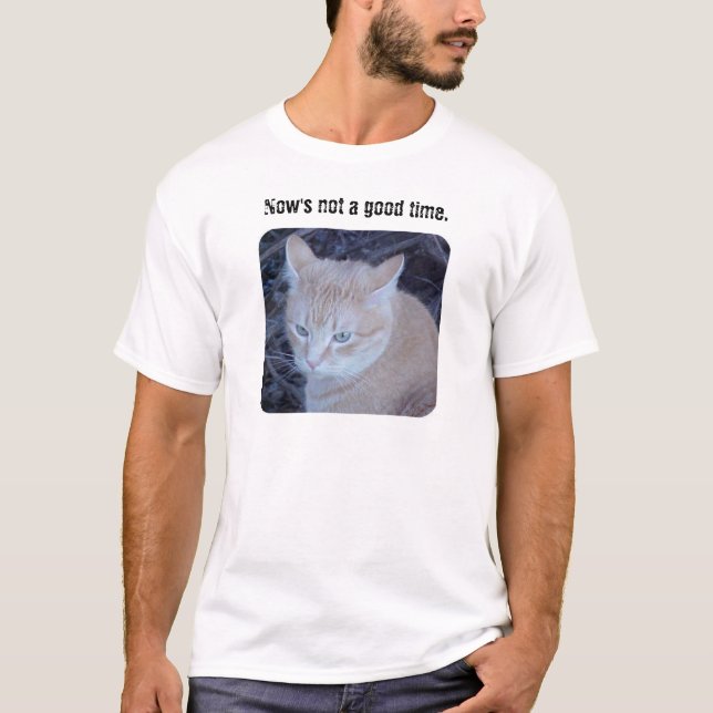 Unhappy Cat T-Shirt (Front)