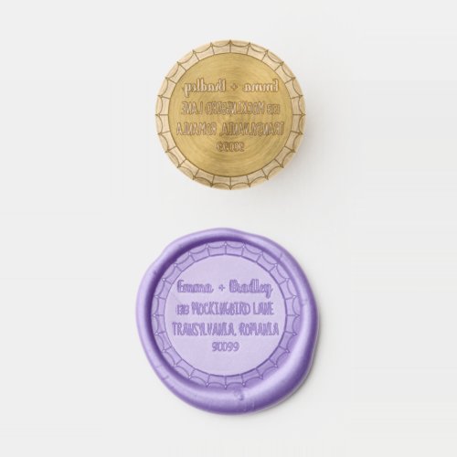 Unhappy Ever After Wedding Funeral Invitations Wax Seal Stamp
