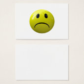 unhappy face emoji (Front & Back)