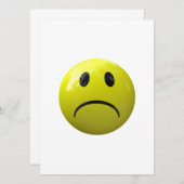 unhappy face emoji (Front/Back)