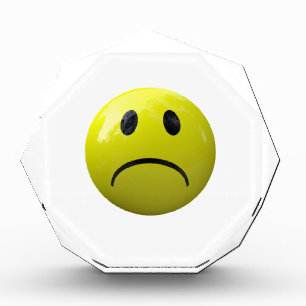 unhappy face emoji award