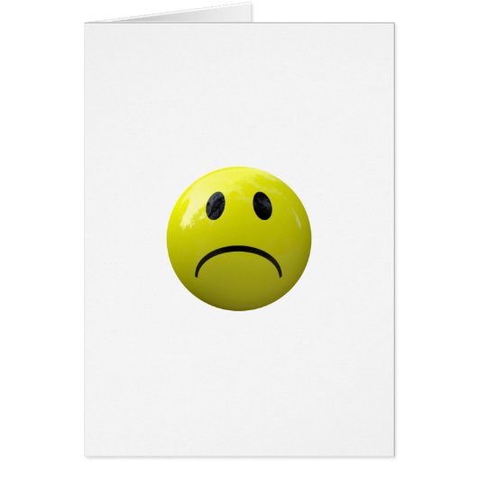 unhappy face emoji cards (Front)