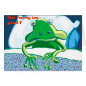 unhappy frog, Not feeling too good ? (Front Horizontal)