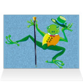 unhappy frog, Not feeling too good ? Cards (Inside Horizontal (Top))