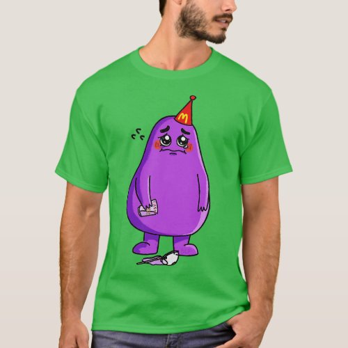 unhappy meal grimace T_Shirt