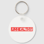 Unhealthy Stamp Keychain