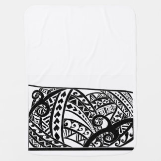 Unheard Tribes: Polynesian Tribal Baby Blanket