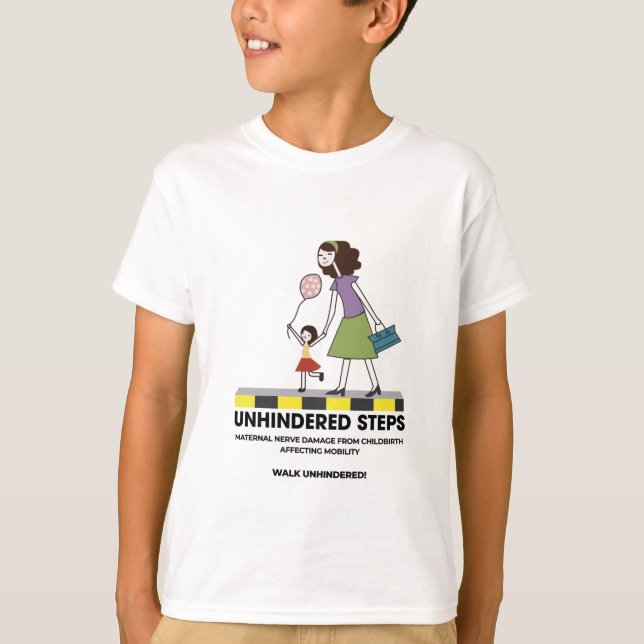 Unhindered Steps Kids Shirt (Front)