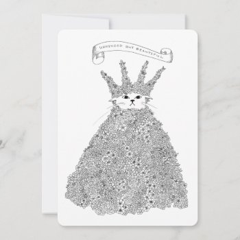 Unhinged But Beautiful Double Sided Drawing Invitation by thebloggess at Zazzle