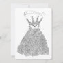 Unhinged but beautiful double sided drawing invitation