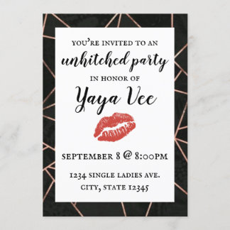 Unhitched Party Invitation