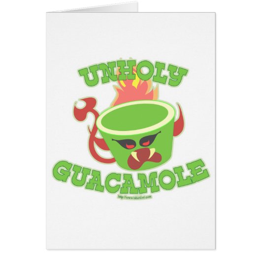 Unholy Guacamole Cards (Front)