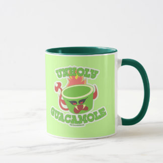 Unholy Guacamole Funny Avocado Slogan Mug