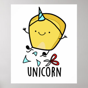 Uni-corn Funny Corn Pun  Poster