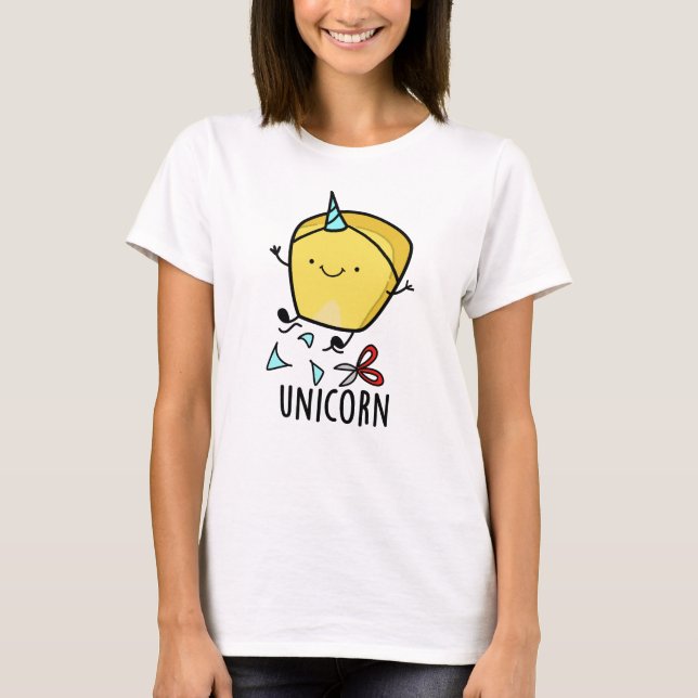 Uni-corn Funny Corn Pun  T-Shirt (Front)