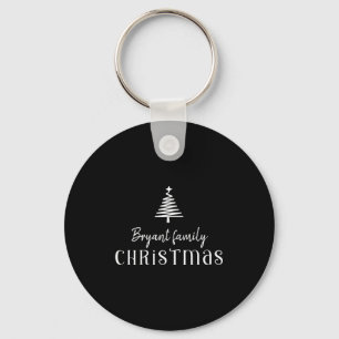 Uni Kids Family Christmas Tree Green  Keychain