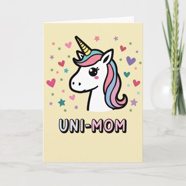 Uni Mom Celebration Art Card (Front)