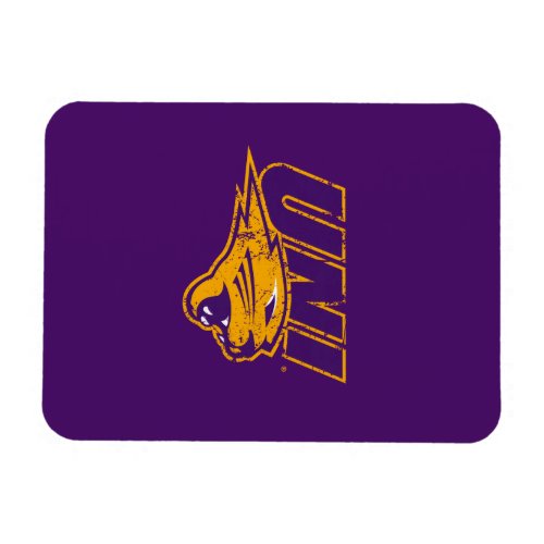 UNI Panthers Logo Distressed Magnet