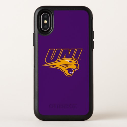 UNI Panthers Logo OtterBox Symmetry iPhone XS Case