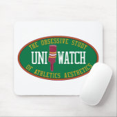 Uni Watch Mousepad (alternate) (With Mouse)
