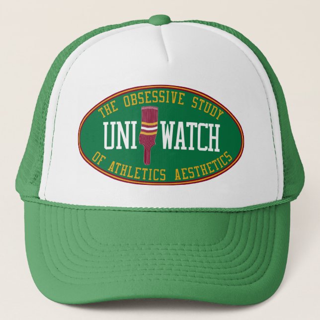Uni Watch Trucker Hat (alternate) (Front)