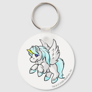 Uni White Keychain