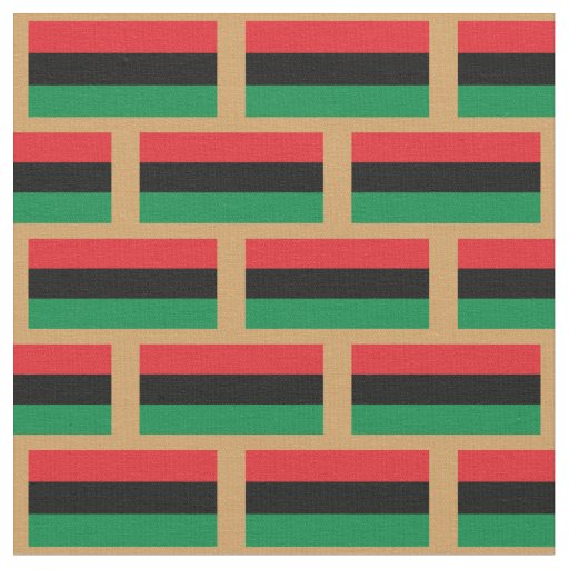 Unia Flag Fabric & Pan African flag fashion /gold
