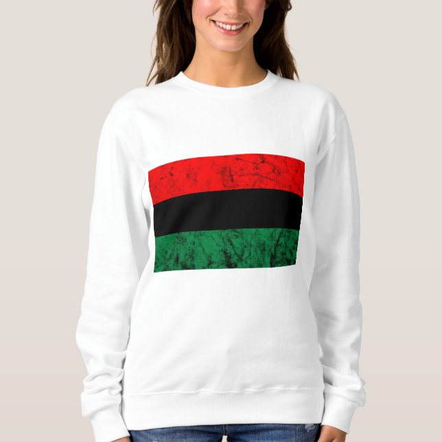 UNIA Flag Pan African Freedom Roots Black Liberati Sweatshirt (Front)