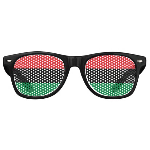 UNIA Party Shades Pan African flag Sunglasses