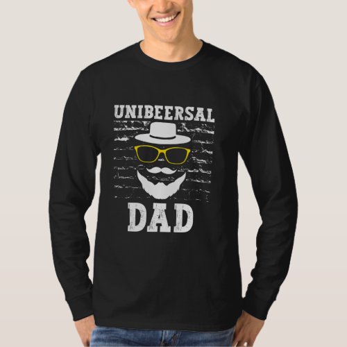 Unibeersal Dad Beer Lover Drinking Drinker Alcohol T-Shirt