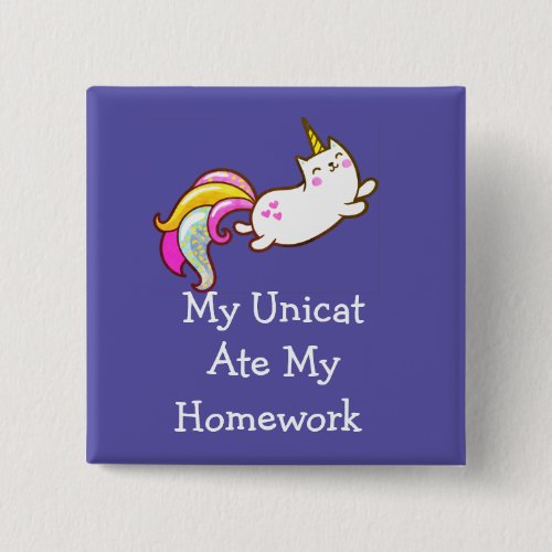 Unicat ate my homework  button