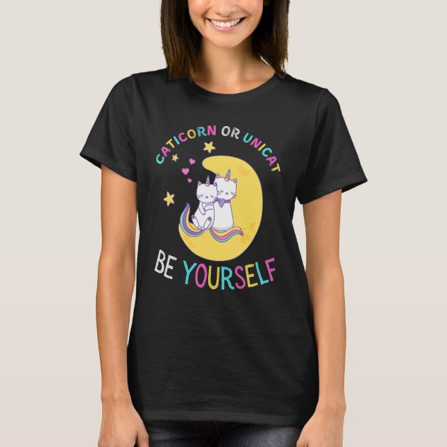 Unicat Caticorn Meowgical Unicorn Cat Men Women Bo T-Shirt (Front)