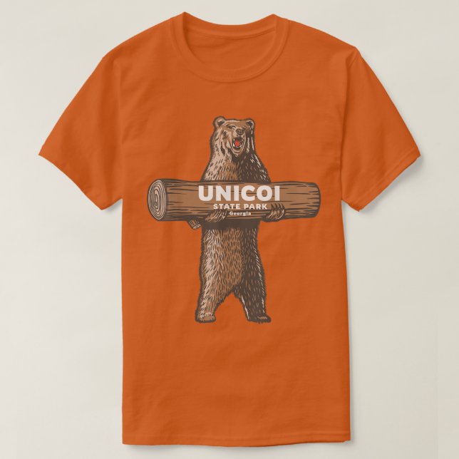 Unicoi State Park Georgia GA Bear Vacation Souveni T-Shirt (Design Front)